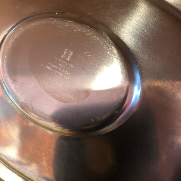 MID CENTURY MODERN Stainless Steel Gravy Boat with Black Wood Handle Vintage - Picture 13 of 16